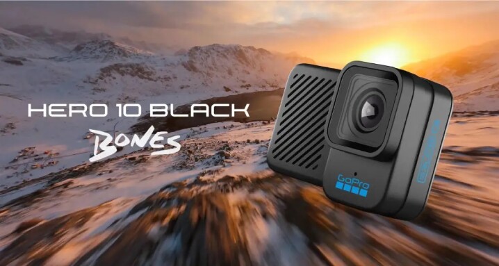 GoPro推出针对小型飞行载具使用的轻量化相机HERO10 Black Bones