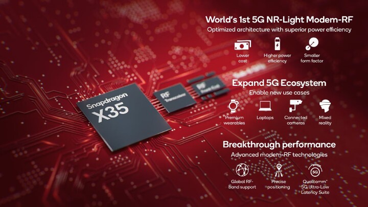 高通发布 Snapdragon X35 通信模块，手表也可以支持 5G 网络
